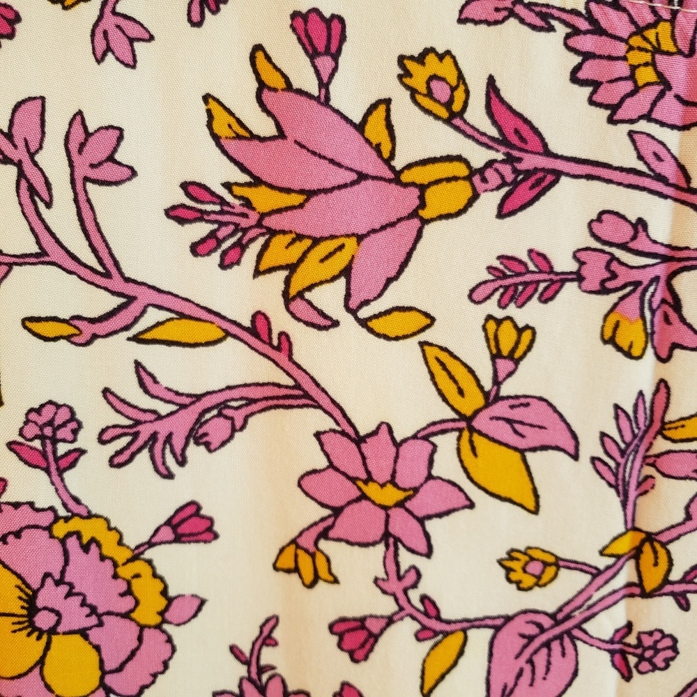 Floral printed fit and flare dress